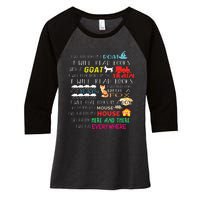 I Will Read Books On A Boat & Everywhere Reading Gifts Women's Tri-Blend 3/4-Sleeve Raglan Shirt