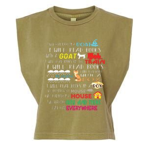 I Will Read Books On A Boat & Everywhere Reading Gifts Garment-Dyed Women's Muscle Tee