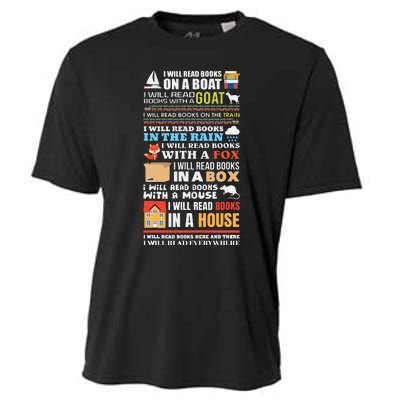 I Will Read Books On A Boat Reading Gift For Readers Cooling Performance Crew T-Shirt