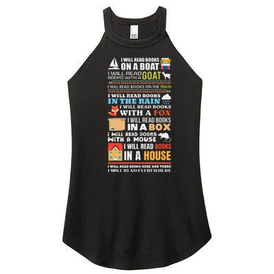 I Will Read Books On A Boat Reading Gift For Readers Women’s Perfect Tri Rocker Tank