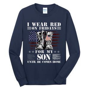 I Wear Red On Fridays For My SON Until He Comes Home Tall Long Sleeve T-Shirt