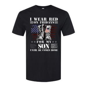 I Wear Red On Fridays For My SON Until He Comes Home Softstyle CVC T-Shirt