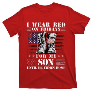 I Wear Red On Fridays For My SON Until He Comes Home T-Shirt