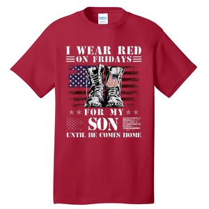 I Wear Red On Fridays For My SON Until He Comes Home Tall T-Shirt