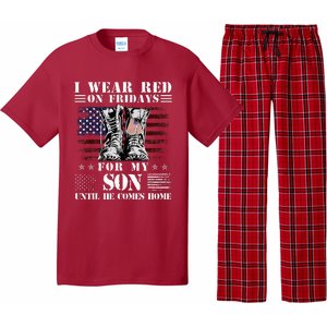 I Wear Red On Fridays For My SON Until He Comes Home Pajama Set