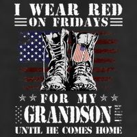 I Wear Red On Fridays For My GRANDSON Until He Comes Home Cool Comfort Performance Bucket Hat
