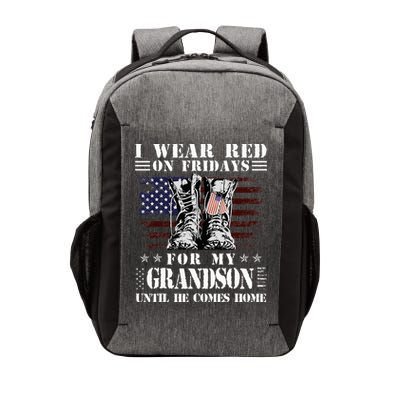 I Wear Red On Fridays For My GRANDSON Until He Comes Home Vector Backpack