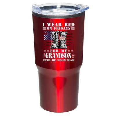 I Wear Red On Fridays For My GRANDSON Until He Comes Home Tumbler