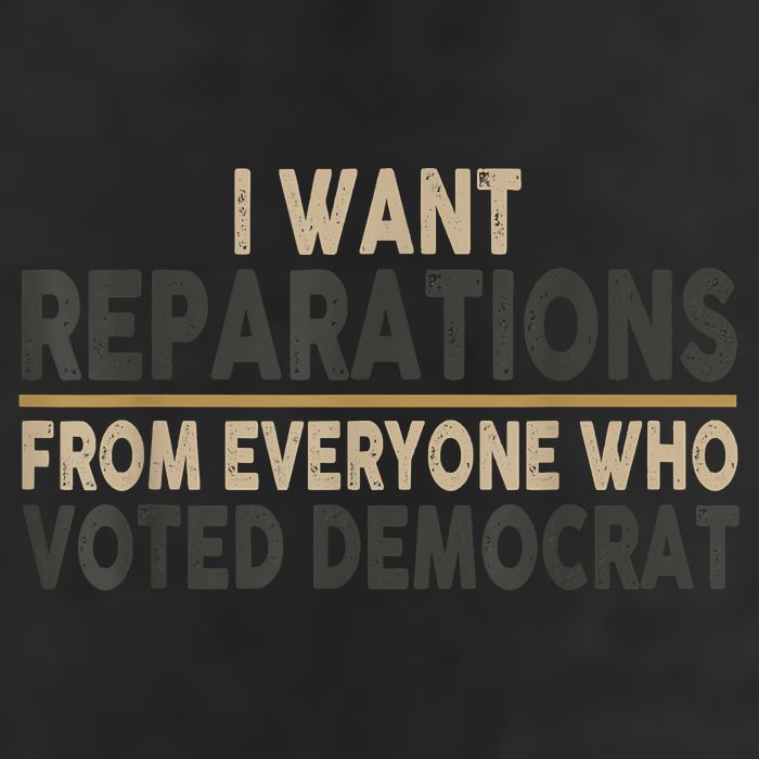 I Want Reparations From Everyone Who Voted Democrat Cool Comfort Performance Bucket Hat