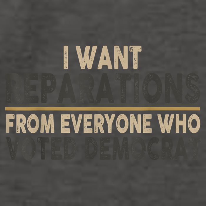 I Want Reparations From Everyone Who Voted Democrat Vector Backpack