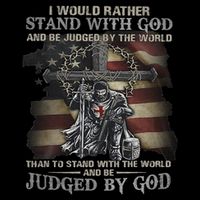 I Would Rather Stand With God 16 in Basic Backpack