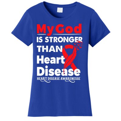 I Wear Red To Fight Heart Disease Awareness Month Gift Women's T-Shirt