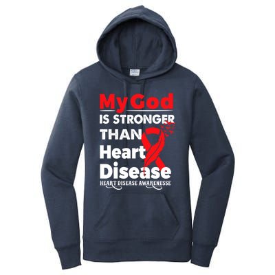 I Wear Red To Fight Heart Disease Awareness Month Gift Women's Pullover Hoodie