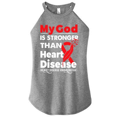 I Wear Red To Fight Heart Disease Awareness Month Gift Women's Perfect Tri Rocker Tank