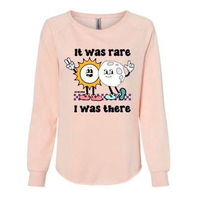 It Was Rare I Was There Solar Eclipse Womens California Wash Sweatshirt