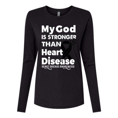 I Wear Red To Fight Heart Disease Awareness Month Cool Gift Womens Cotton Relaxed Long Sleeve T-Shirt