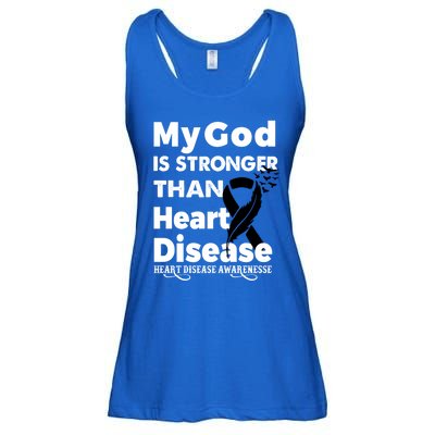 I Wear Red To Fight Heart Disease Awareness Month Cool Gift Ladies Essential Flowy Tank