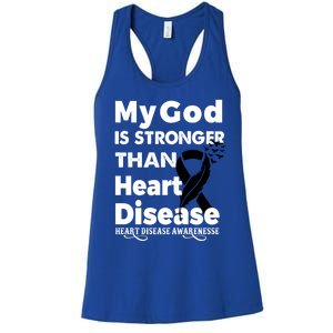 I Wear Red To Fight Heart Disease Awareness Month Cool Gift Women's Racerback Tank