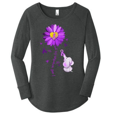 I Will Remember For You Elephant Alzheimers Awareness Women's Perfect Tri Tunic Long Sleeve Shirt