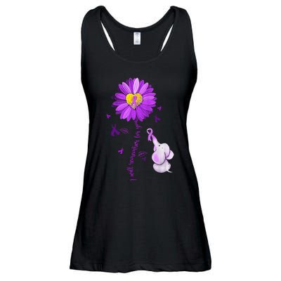 I Will Remember For You Elephant Alzheimers Awareness Ladies Essential Flowy Tank