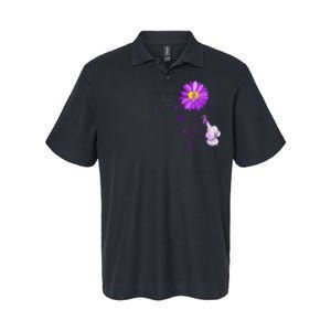 I Will Remember For You Elephant Alzheimers Awareness Softstyle Adult Sport Polo