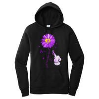 I Will Remember For You Elephant Alzheimers Awareness Women's Pullover Hoodie