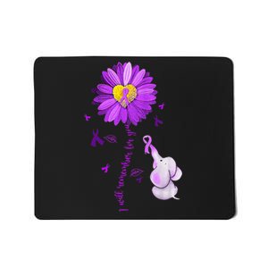 I Will Remember For You Elephant Alzheimers Awareness Mousepad