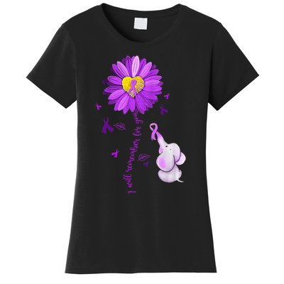 I Will Remember For You Elephant Alzheimers Awareness Women's T-Shirt