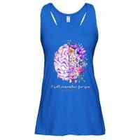 I Will Remember For You Brain AlzheimerS Awareness Ladies Essential Flowy Tank