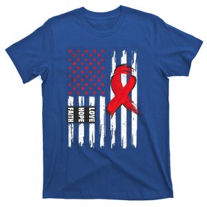 I Wear Red To Fight Heart Disease Awareness Month Gift T-Shirt