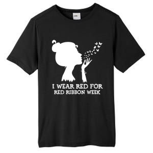 I Wear Red For Red Ribbon Week Awareness American Funny Gift Tall Fusion ChromaSoft Performance T-Shirt