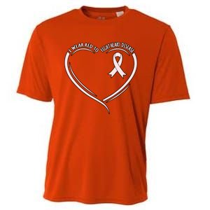 I Wear Red To Fight Heart Disease Awareness Survivor Graphic Great Gift Cooling Performance Crew T-Shirt