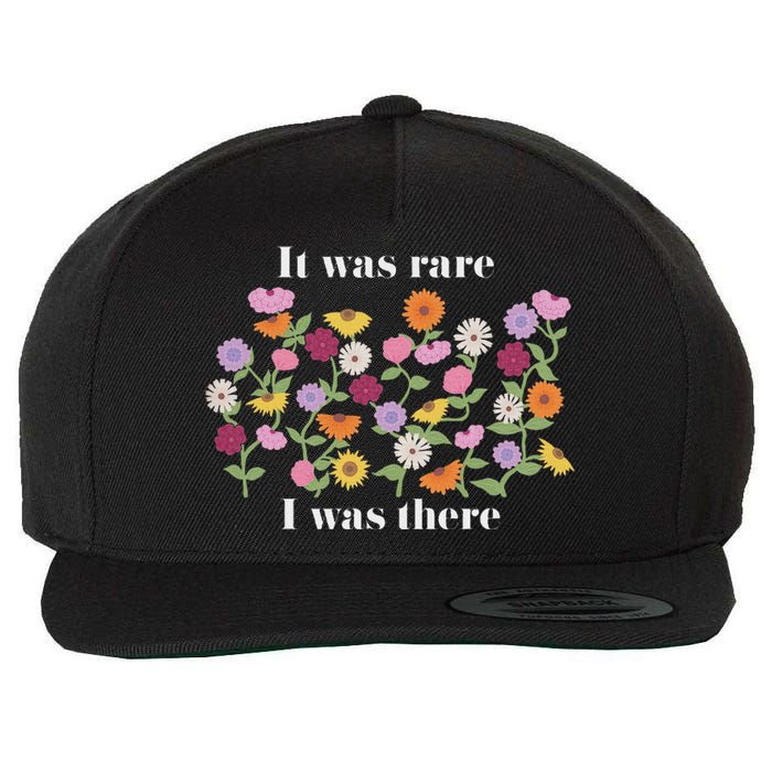 It Was Rare Funny I Was There For Women Wool Snapback Cap