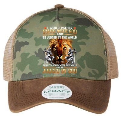 I Would Rather Stand With God Legacy Tie Dye Trucker Hat