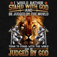 I Would Rather Stand With God Ladies PosiCharge Tri-Blend Wicking Tank