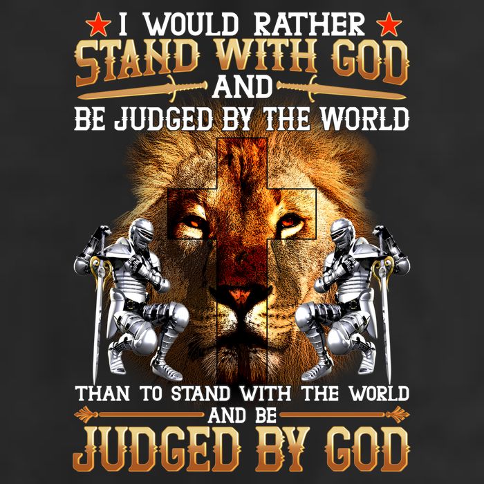 I Would Rather Stand With God Cool Comfort Performance Bucket Hat
