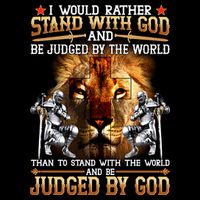 I Would Rather Stand With God Wool Snapback Cap
