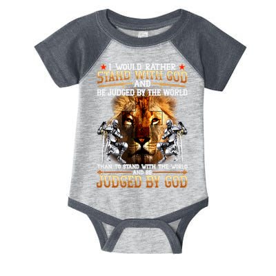 I Would Rather Stand With God Infant Baby Jersey Bodysuit