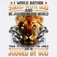 I Would Rather Stand With God Garment-Dyed Sweatshirt