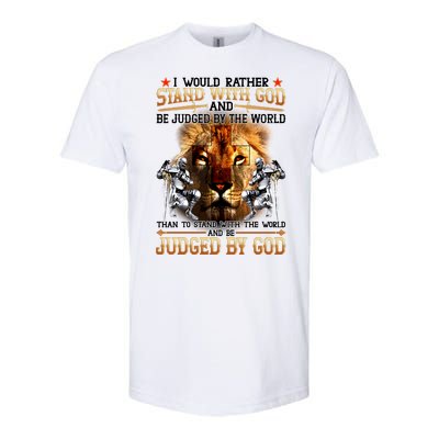 I Would Rather Stand With God Softstyle® CVC T-Shirt