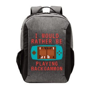 I Would Rather Be Playing Backgammon Vector Backpack