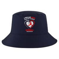 I Wear Red For My Family Stroke Awareness Cool Comfort Performance Bucket Hat