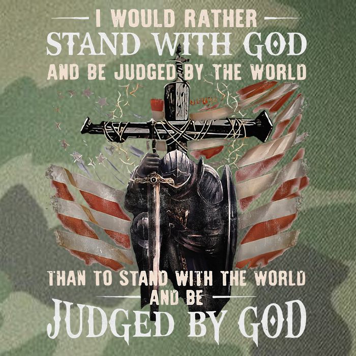I Would Rather Stand With God And Be Judged By The World And Legacy Tie Dye Trucker Hat