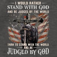 I Would Rather Stand With God And Be Judged By The World And Vector Backpack