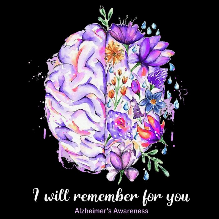 I Will Remember For You Brain Alzheimer's Awareness Tank Top