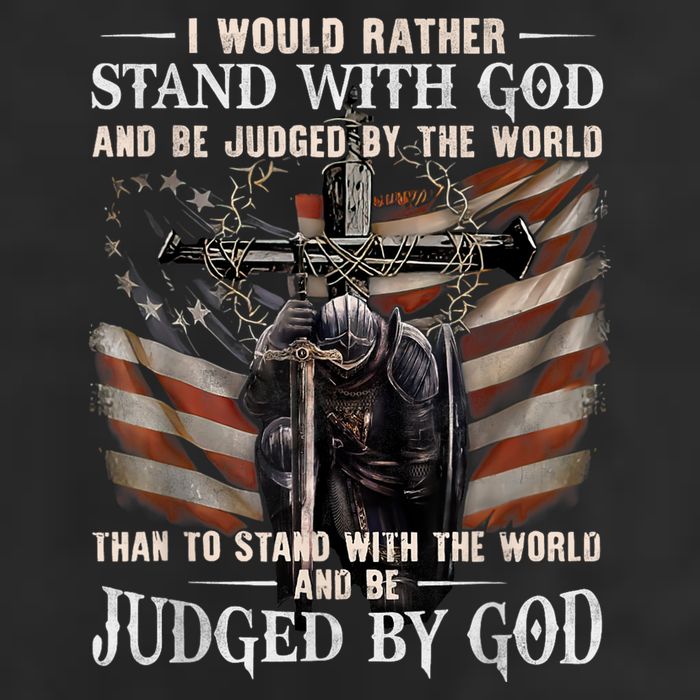 I Would Rather Stand With God And Be Judged By The World And Adult Drive Performance Visor
