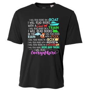 I Will Read Books On A Boat & Everywhere Reading Women Cooling Performance Crew T-Shirt