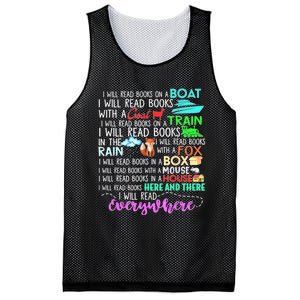 I Will Read Books On A Boat & Everywhere Reading Women Mesh Reversible Basketball Jersey Tank