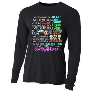 I Will Read Books On A Boat & Everywhere Reading Women Cooling Performance Long Sleeve Crew