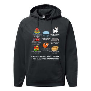 I Will Read Books On A Boat And Everywhere Library Performance Fleece Hoodie